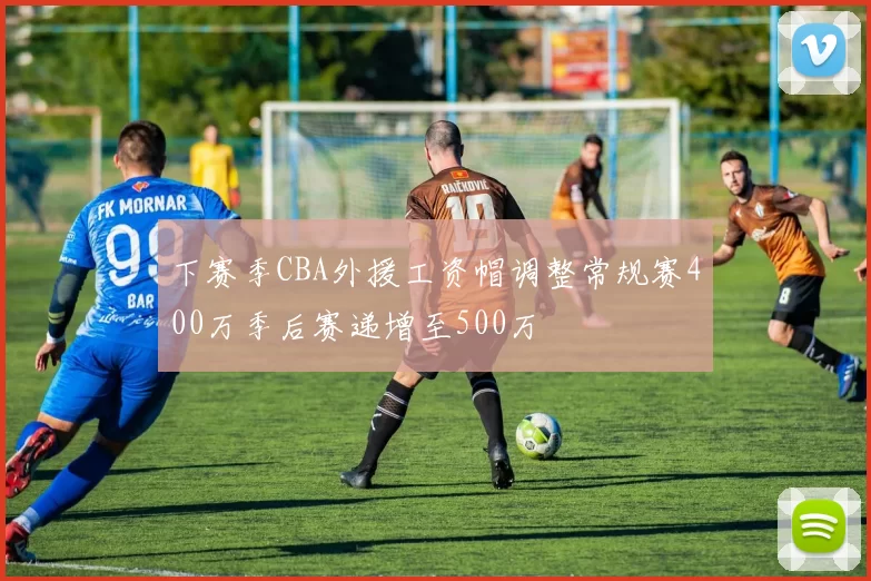 下赛季CBA外援工资帽调整常规赛400万季后赛递增至500万